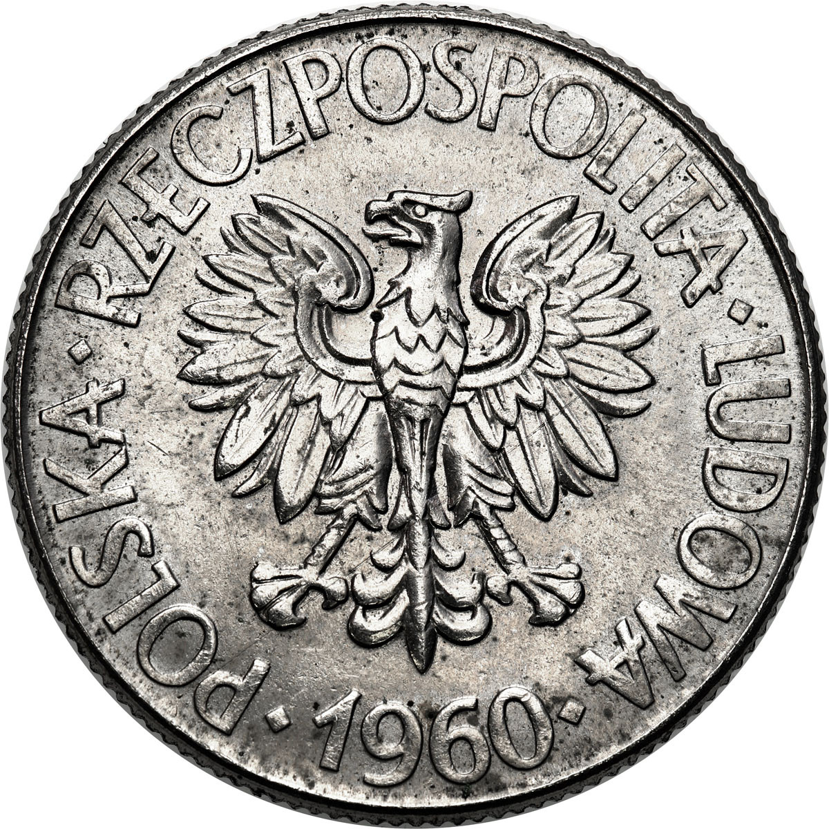 PRL. PRÓBA Nikiel 10 złotych 1960 - Tadeusz Kościuszko